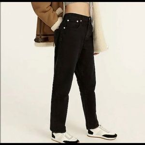 J Crew Black Slouchy Boyfriend Jeans